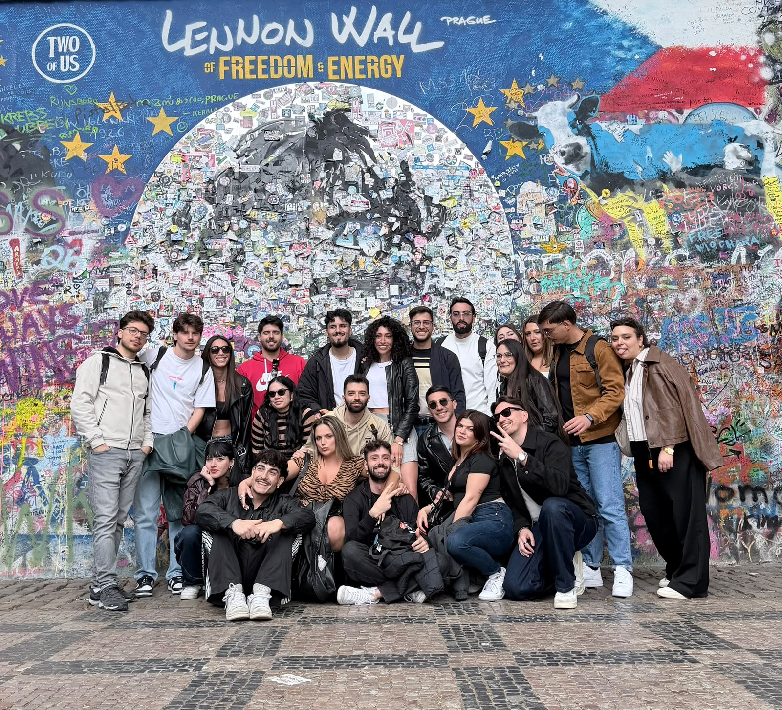 Il gruppo di Con Noi in Viaggio durante una partenza